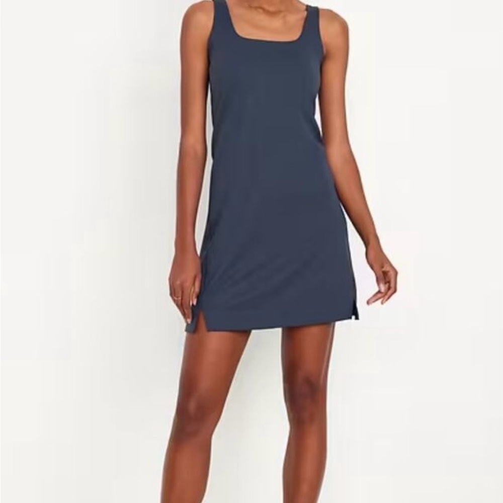 Old Navy PowerSoft Square Neck Athletic Dress
